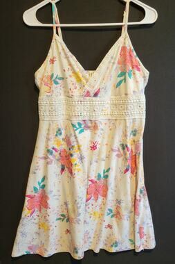 Y2K Mudd Floral Splatter Sundress - Women's Size Large